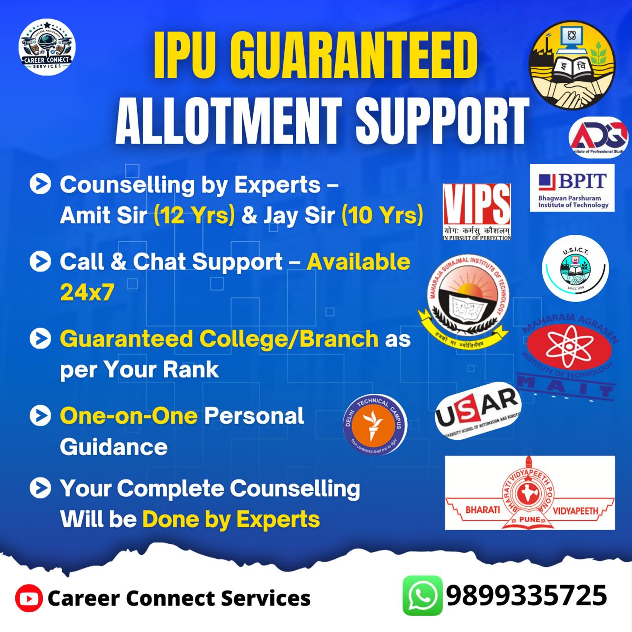 IPU Guaranteed Allotment Support