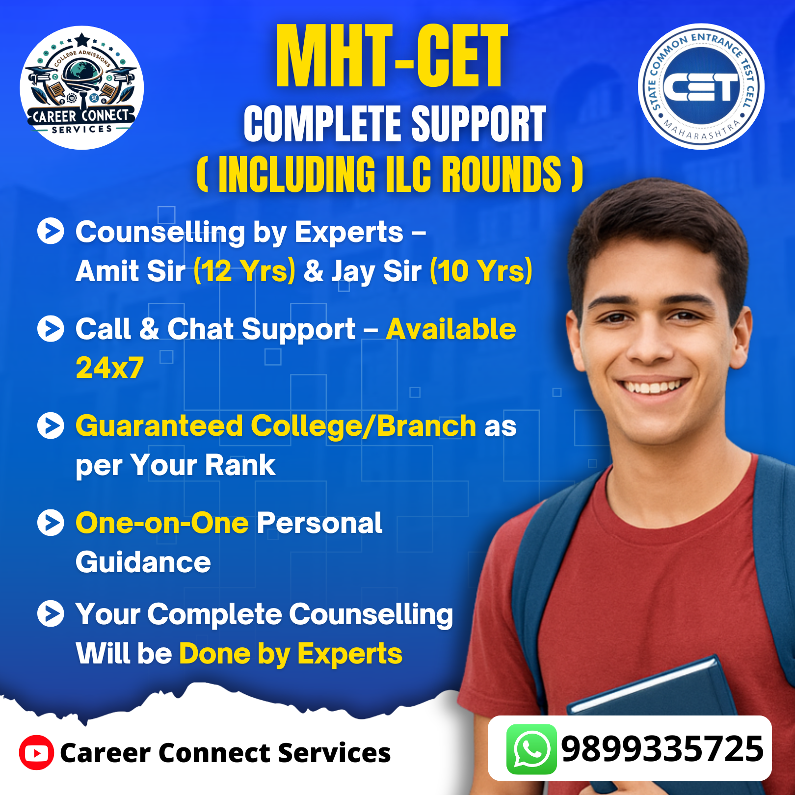 MHT-CET Maharashtra Complete Support